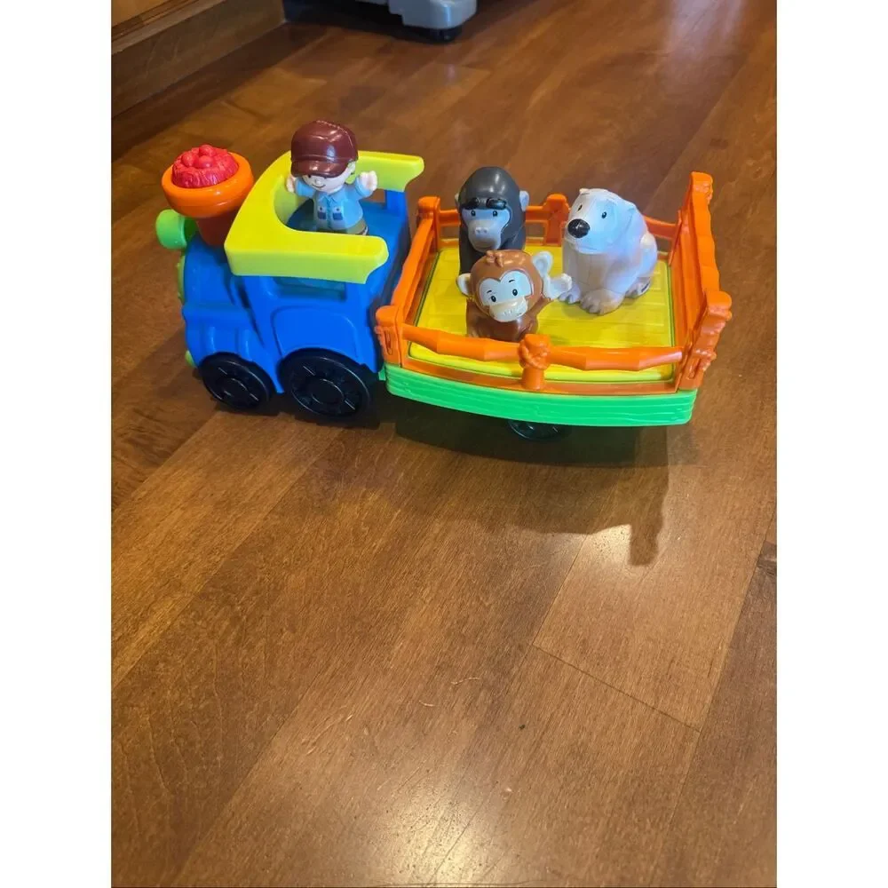 Fisher-Price Little People Choo-Choo Zoo Train Musical Animal Train Gorilla Pola